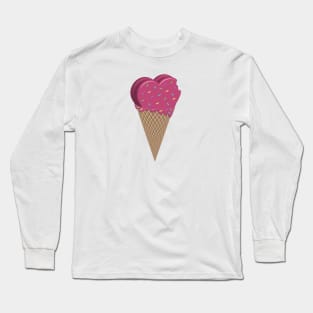 Ice Cream Cone Long Sleeve T-Shirt